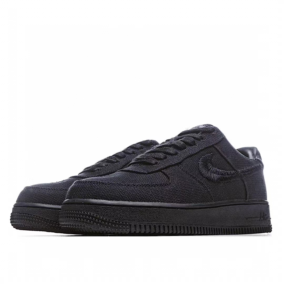 tussy x Nike Air Force 1 Low"Black Cool"  Sneaker   - DopestKickz
