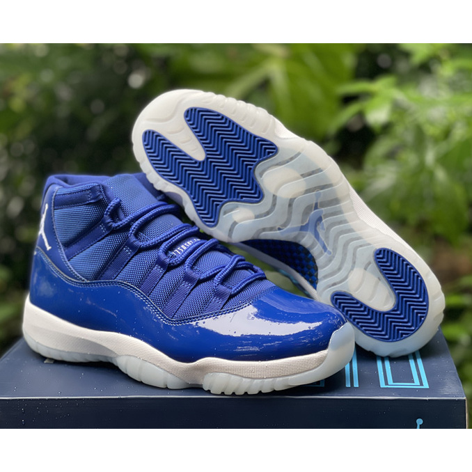 Air Jordan 11 Retro Low ''Legend Blue'' Sneaker   AT7802 115 - DopestKickz