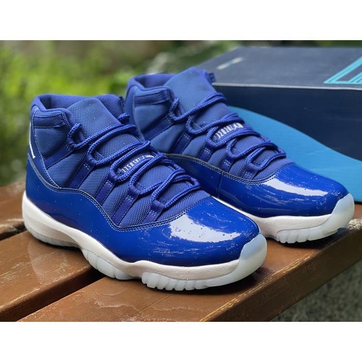 Air Jordan 11 Retro Low ''Legend Blue'' Sneaker   AT7802 115 - DopestKickz