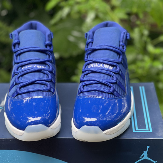 Air Jordan 11 Retro Low ''Legend Blue'' Sneaker   AT7802 115 - DopestKickz