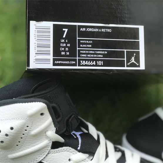 Air Jordan 6 Retro 'Oreo' Sneaker     384664-101 - DopestKickz