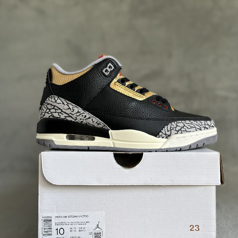 Jordan 3 Retro Black Gold  Sneakers  CK9246-067 - DopestKickz