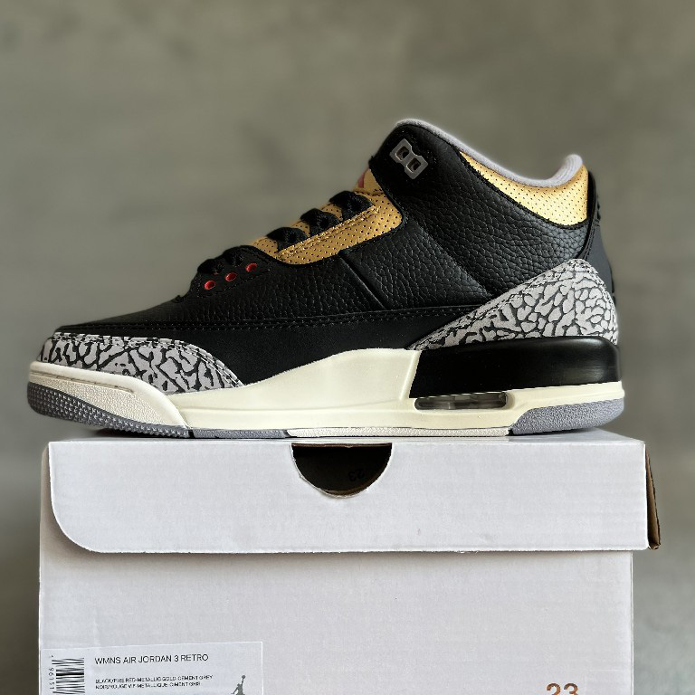 Jordan 3 Retro Black Gold  Sneakers  CK9246-067 - DopestKickz