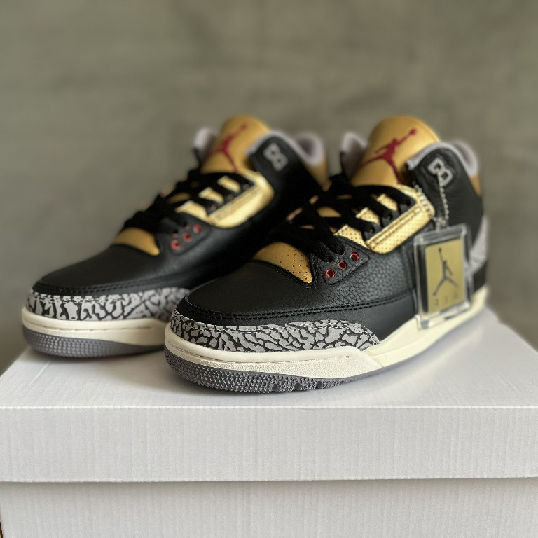 Jordan 3 Retro Black Gold  Sneakers  CK9246-067 - DopestKickz