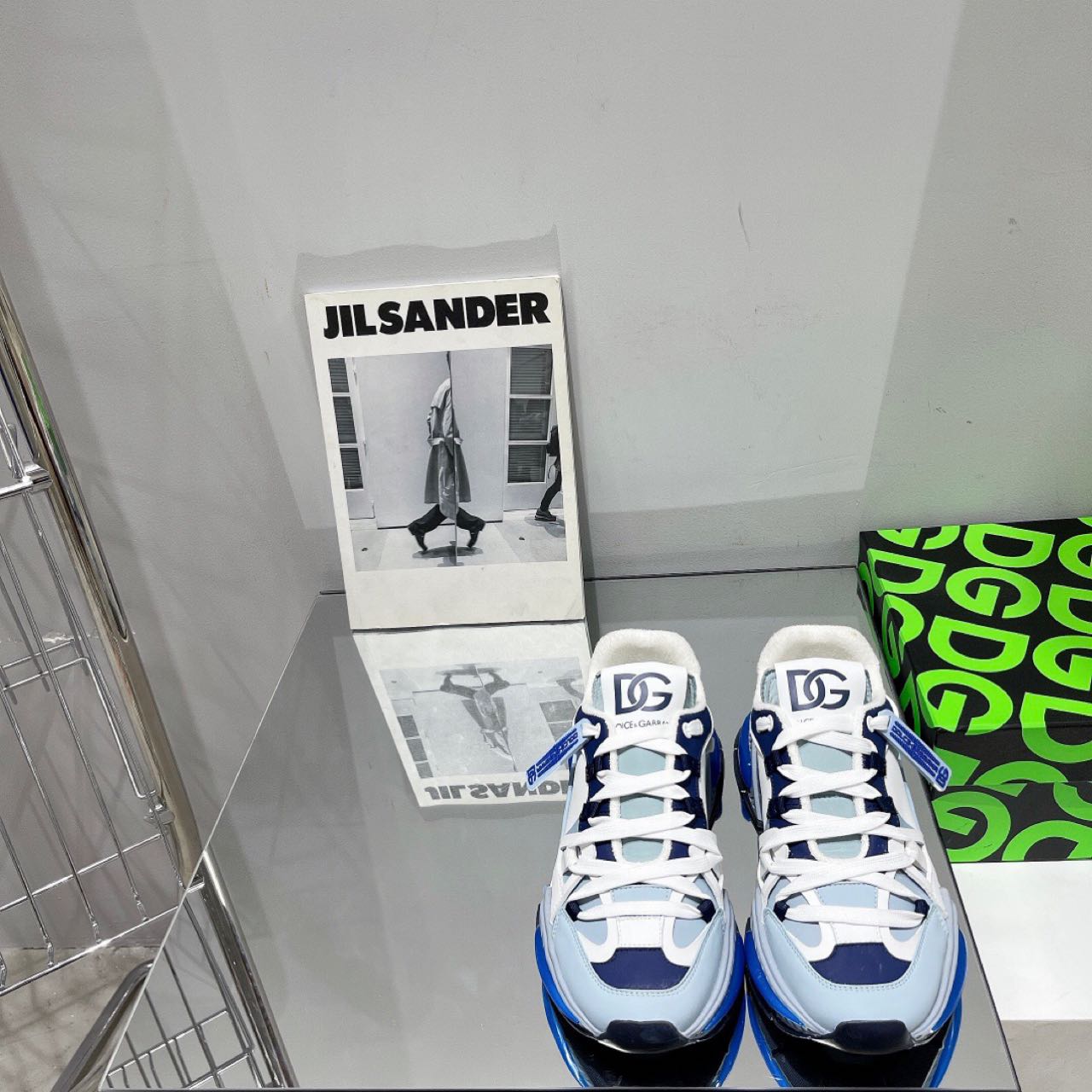 Dolce & Gabbana Mixed-Material Airmaster Sneakers - DopestKickz
