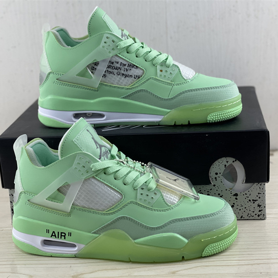 Off White x Air Jordan 4 Sneakers  - DopestKickz