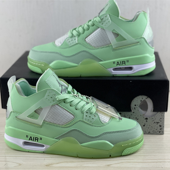 Off White x Air Jordan 4 Sneakers  - DopestKickz