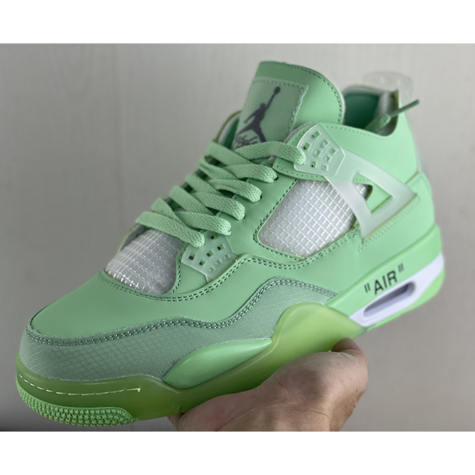 Off White x Air Jordan 4 Sneakers  - DopestKickz