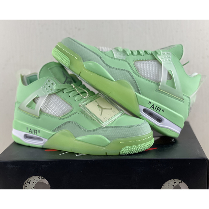 Off White x Air Jordan 4 Sneakers  - DopestKickz