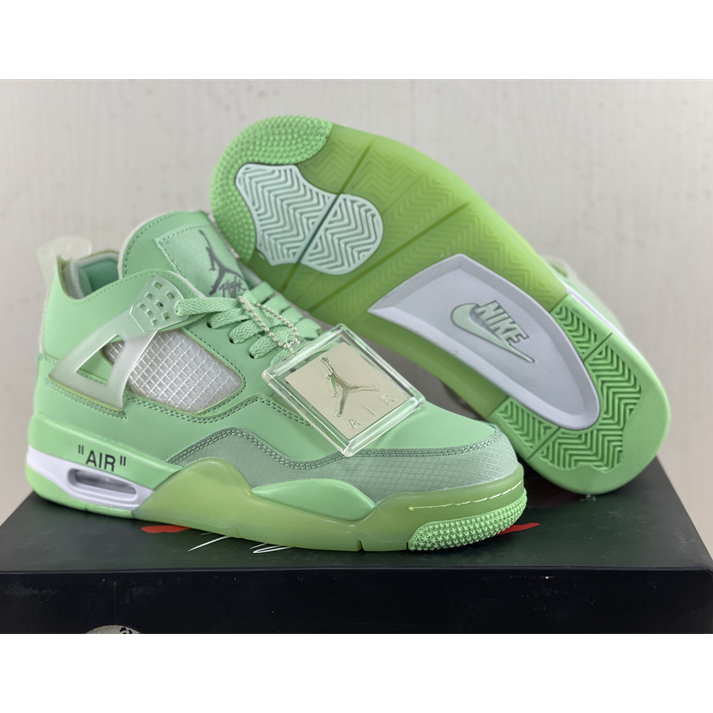 Off White x Air Jordan 4 Sneakers  - DopestKickz