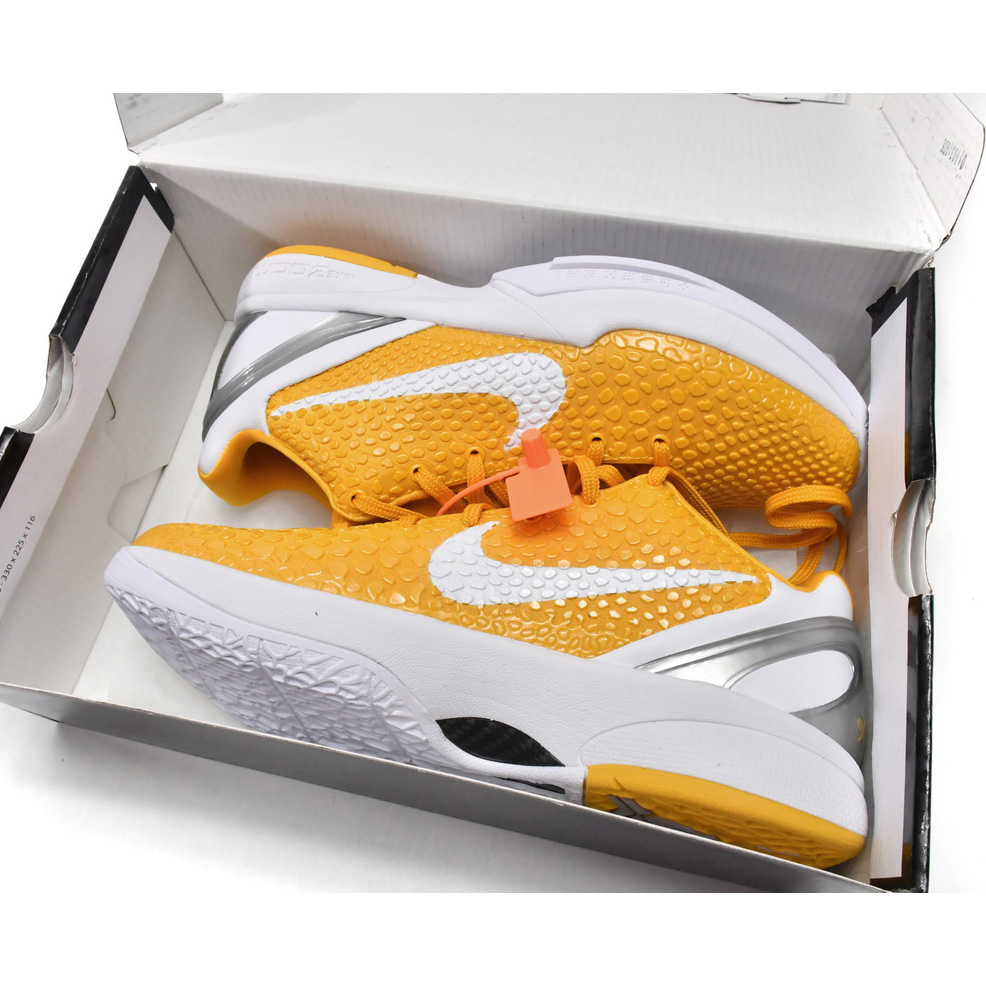 Nike Zoom Kobe VI TB Yellow Sneaker  454142-700 - DopestKickz