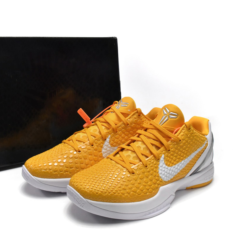 Nike Zoom Kobe VI TB Yellow Sneaker  454142-700 - DopestKickz