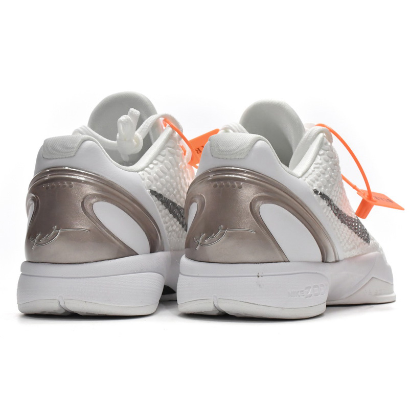 Nike Zoom Kobe VI PE White Sneaker    S96904-100 - DopestKickz