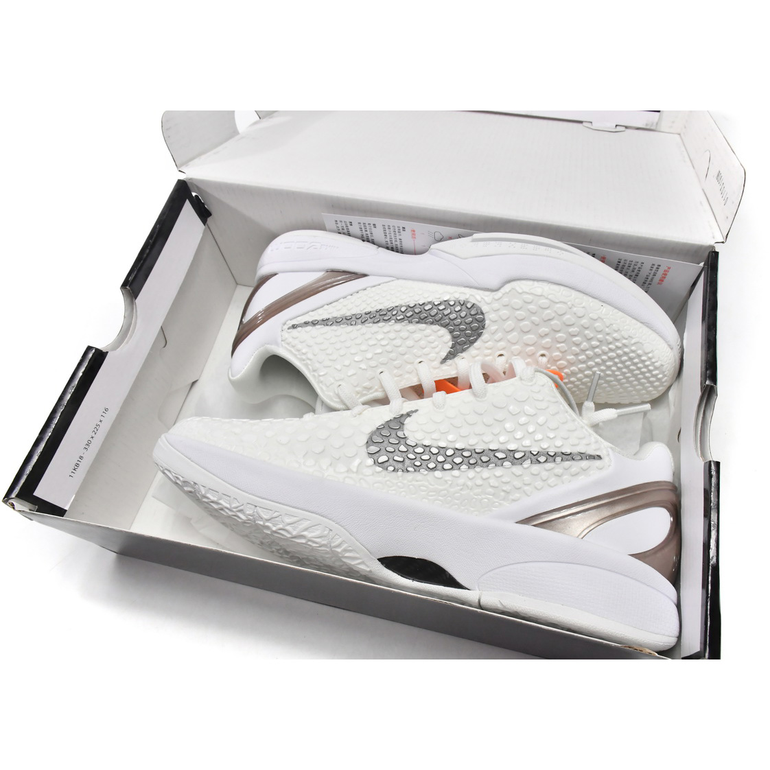 Nike Zoom Kobe VI PE White Sneaker    S96904-100 - DopestKickz