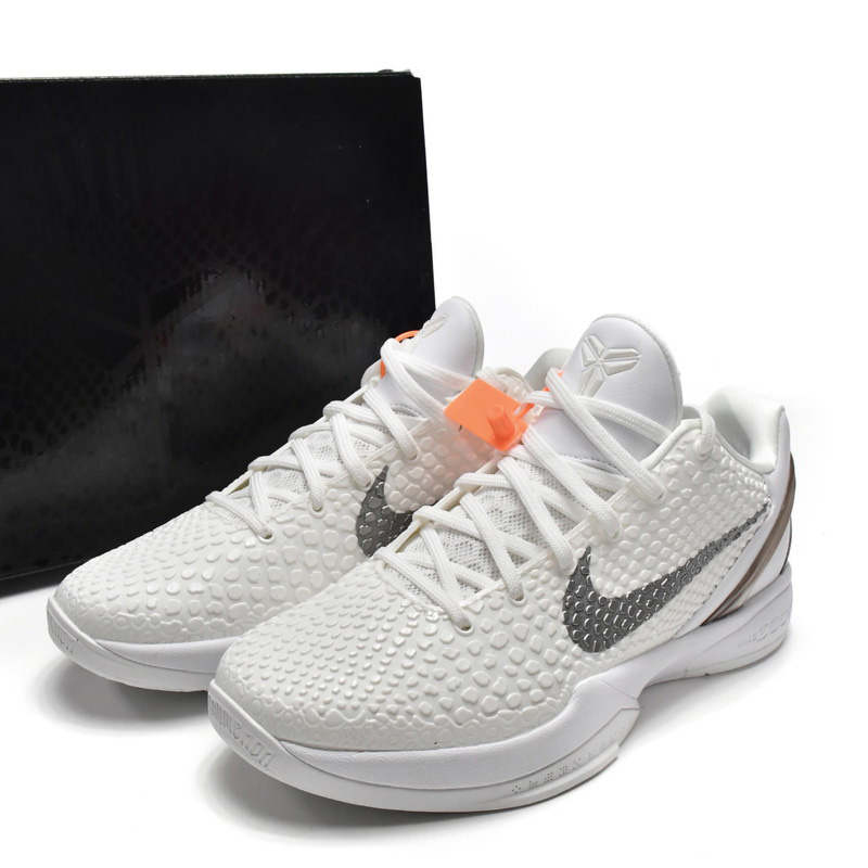 Nike Zoom Kobe VI PE White Sneaker    S96904-100 - DopestKickz