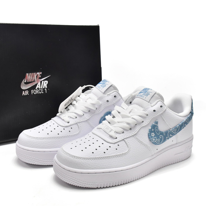 Nike Air Force 1 Low Blue Paisley Sneaker   DH4406-100 - DopestKickz