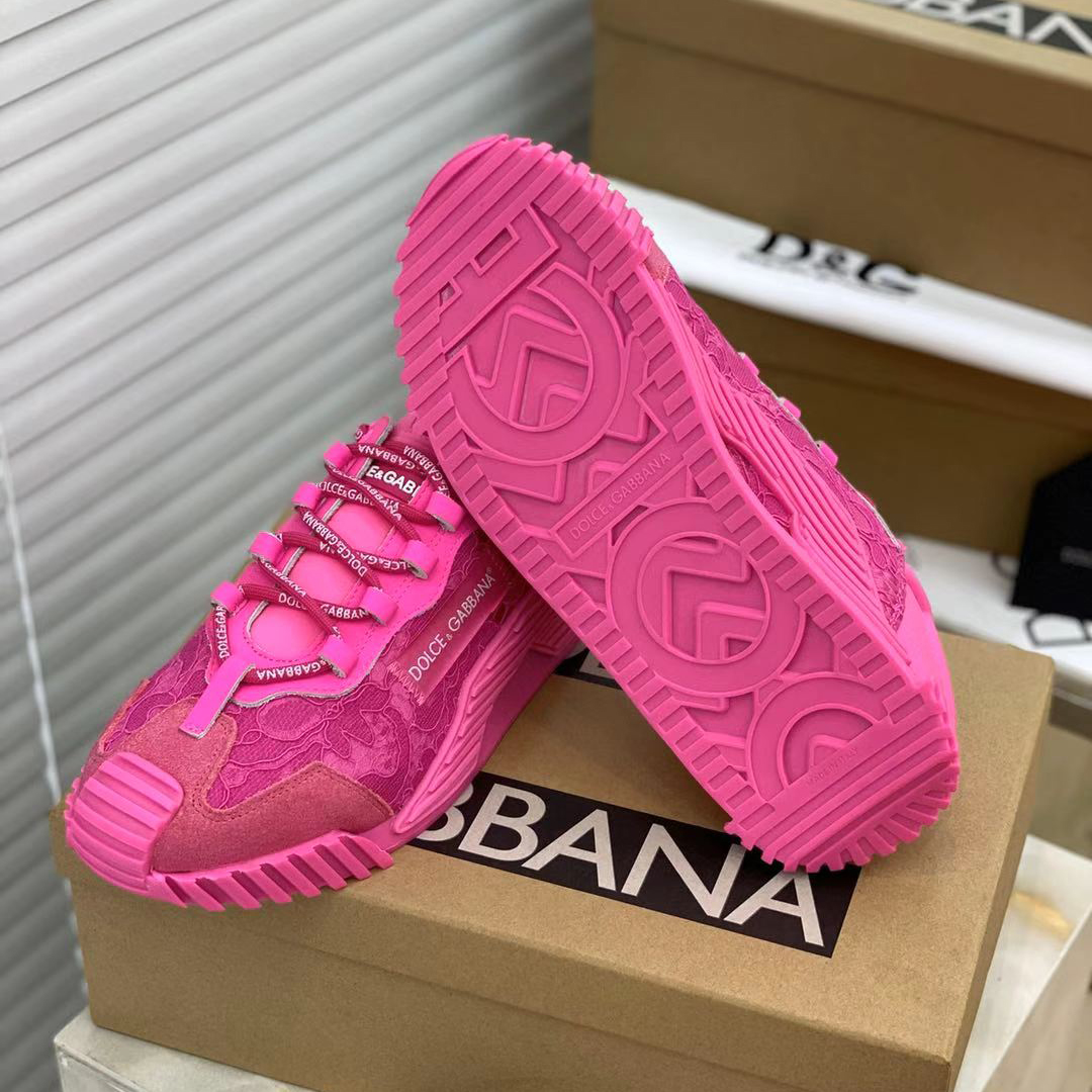Dolce & Gabbana NS1 Slip On Sneakers In Mixed Materials  - DopestKickz