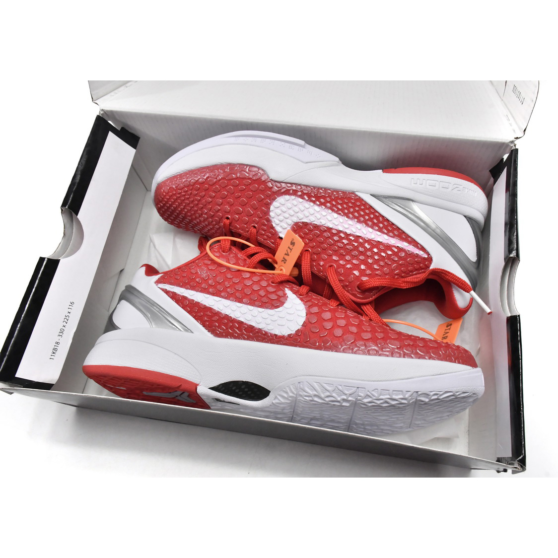 Nike Zoom Kobe VI TB Red Sneaker    454142-600 - DopestKickz