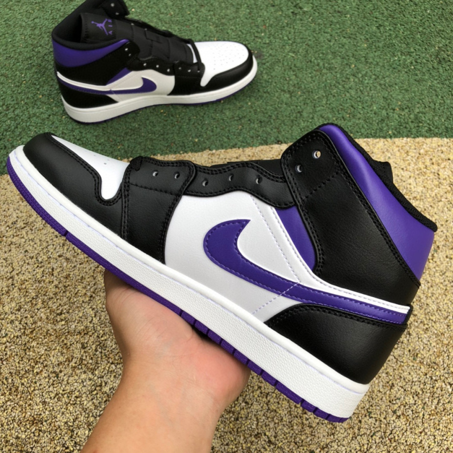 Air Jordan 1 Mid AJ1 Sneaker  554724-095 - DopestKickz