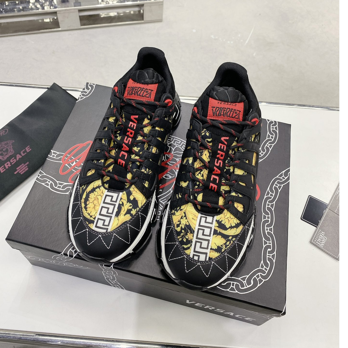 Versace Trigreca Sneakers  - DopestKickz