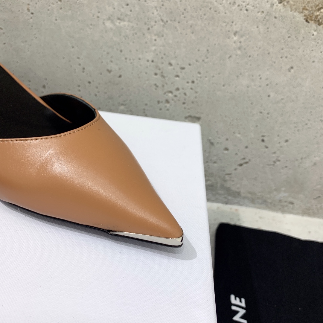 Celine Kitten With Metal Toe In Calfskin - DopestKickz