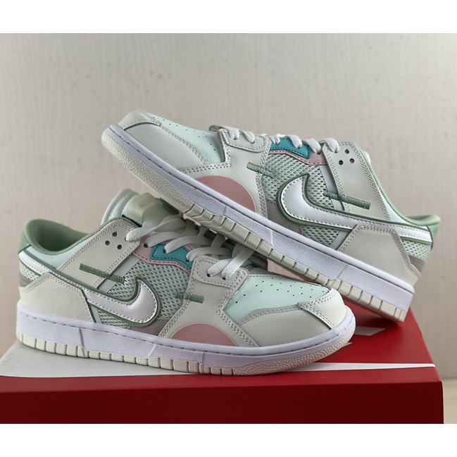 Nike Dunk Low Scrap “Phantom” Sneaker   DM0802-001  - DopestKickz