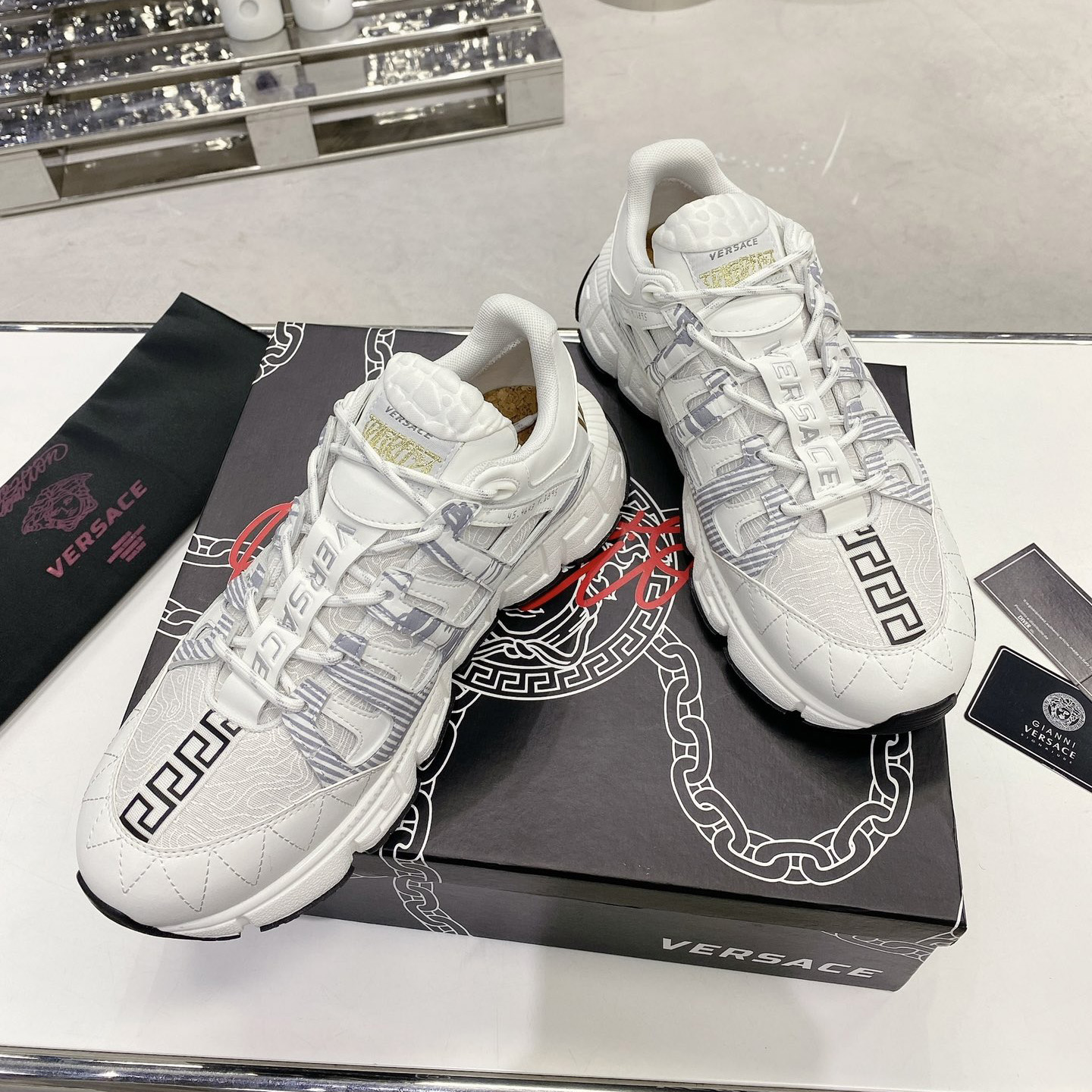 Versace Trigreca Sneakers  - DopestKickz