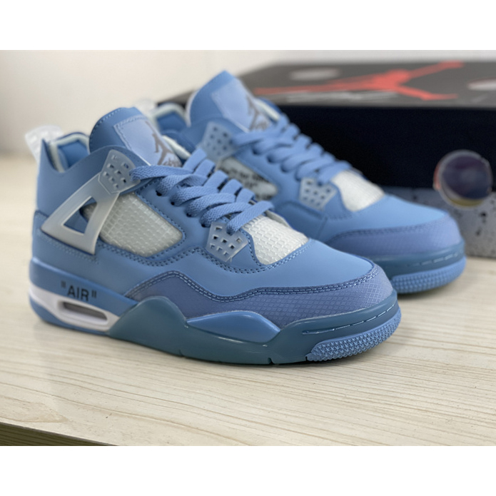 Off White x Air Jordan 4 Sneakers  - DopestKickz