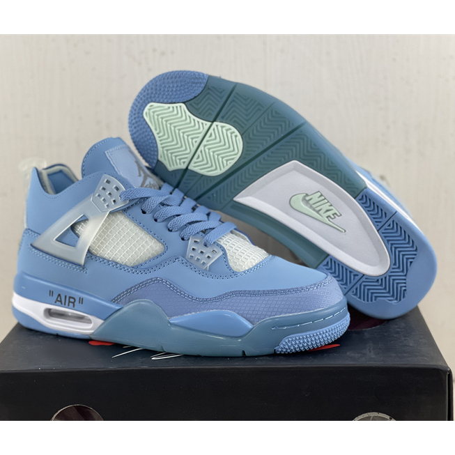Off White x Air Jordan 4 Sneakers  - DopestKickz