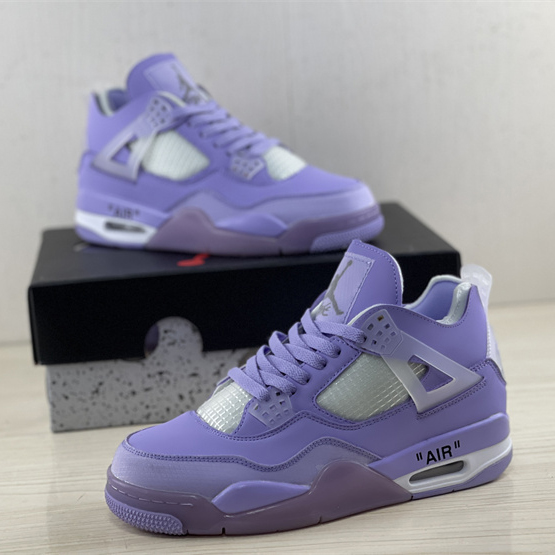 Off White x Air Jordan 4 Sneakers  - DopestKickz