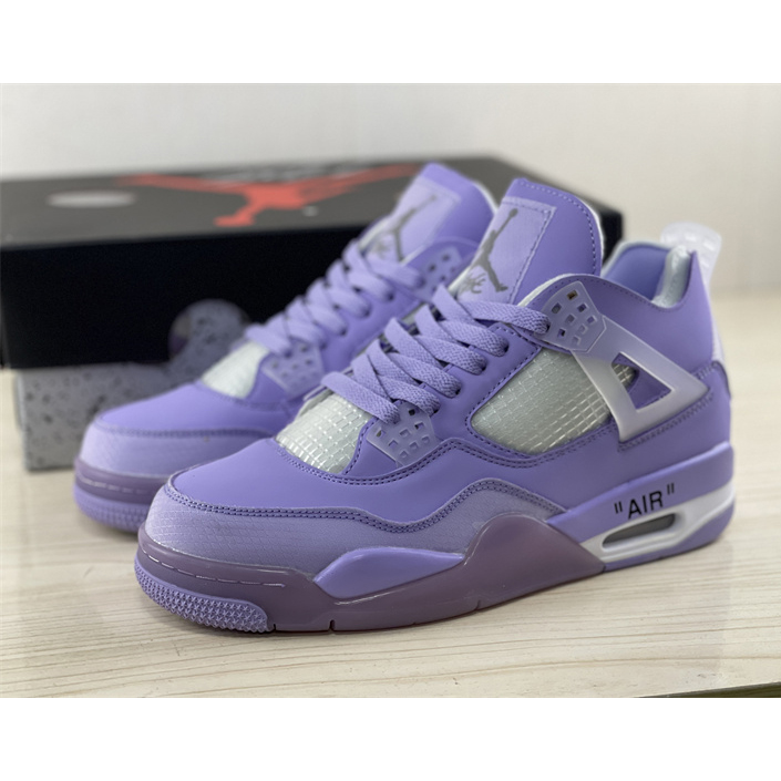 Off White x Air Jordan 4 Sneakers  - DopestKickz