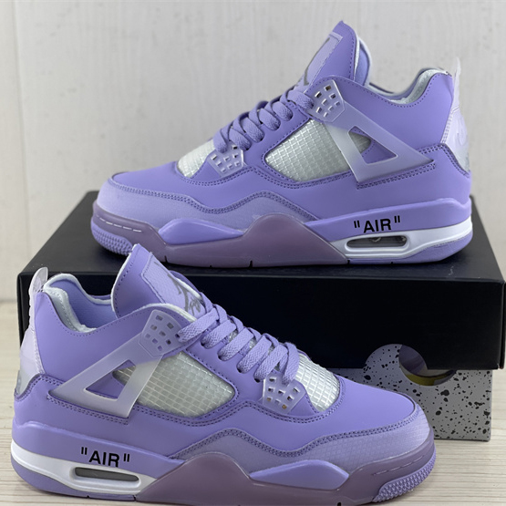 Off White x Air Jordan 4 Sneakers  - DopestKickz