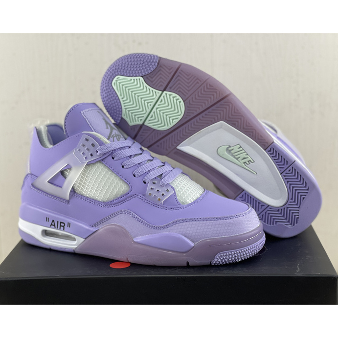 Off White x Air Jordan 4 Sneakers  - DopestKickz