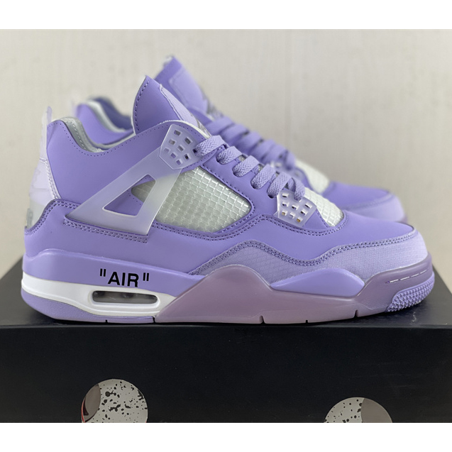 Off White x Air Jordan 4 Sneakers  - DopestKickz