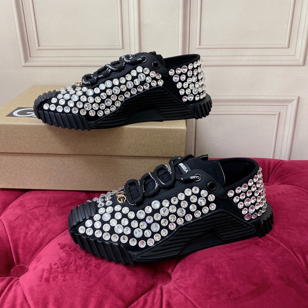 Dolce & Gabbana Mixed-Material NS1 Sneakers - DopestKickz
