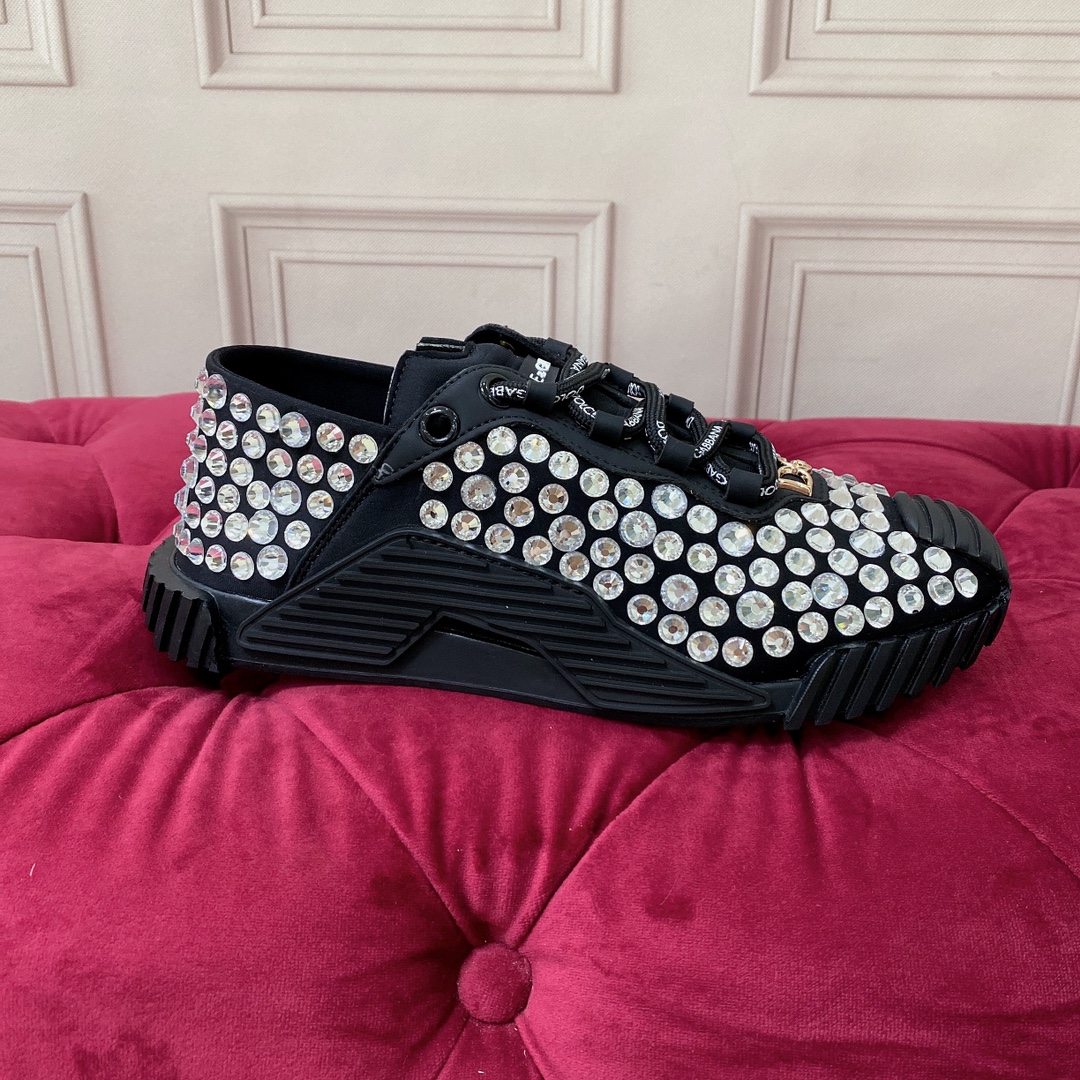 Dolce & Gabbana Mixed-Material NS1 Sneakers - DopestKickz