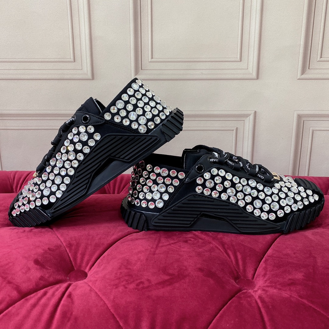 Dolce & Gabbana Mixed-Material NS1 Sneakers - DopestKickz
