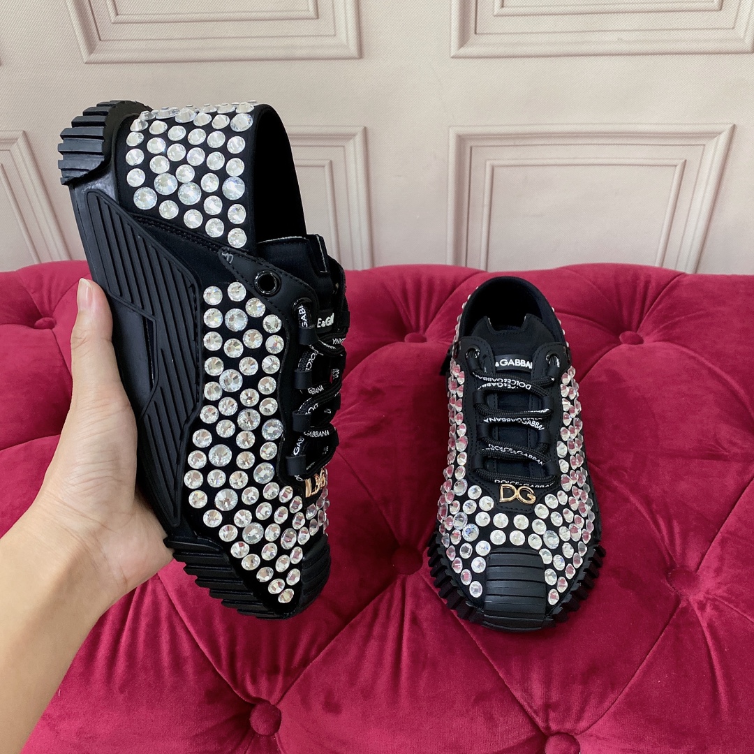 Dolce & Gabbana Mixed-Material NS1 Sneakers - DopestKickz