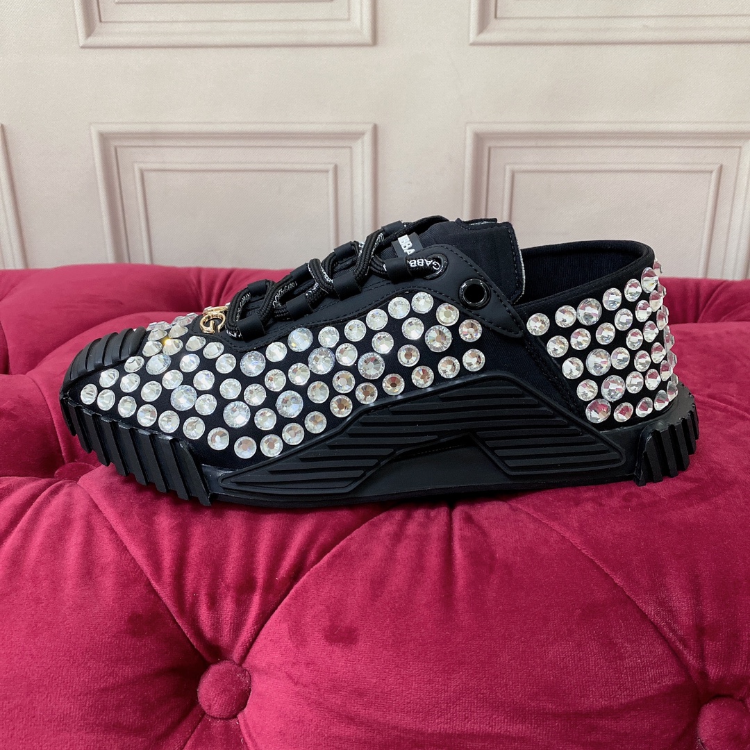 Dolce & Gabbana Mixed-Material NS1 Sneakers - DopestKickz