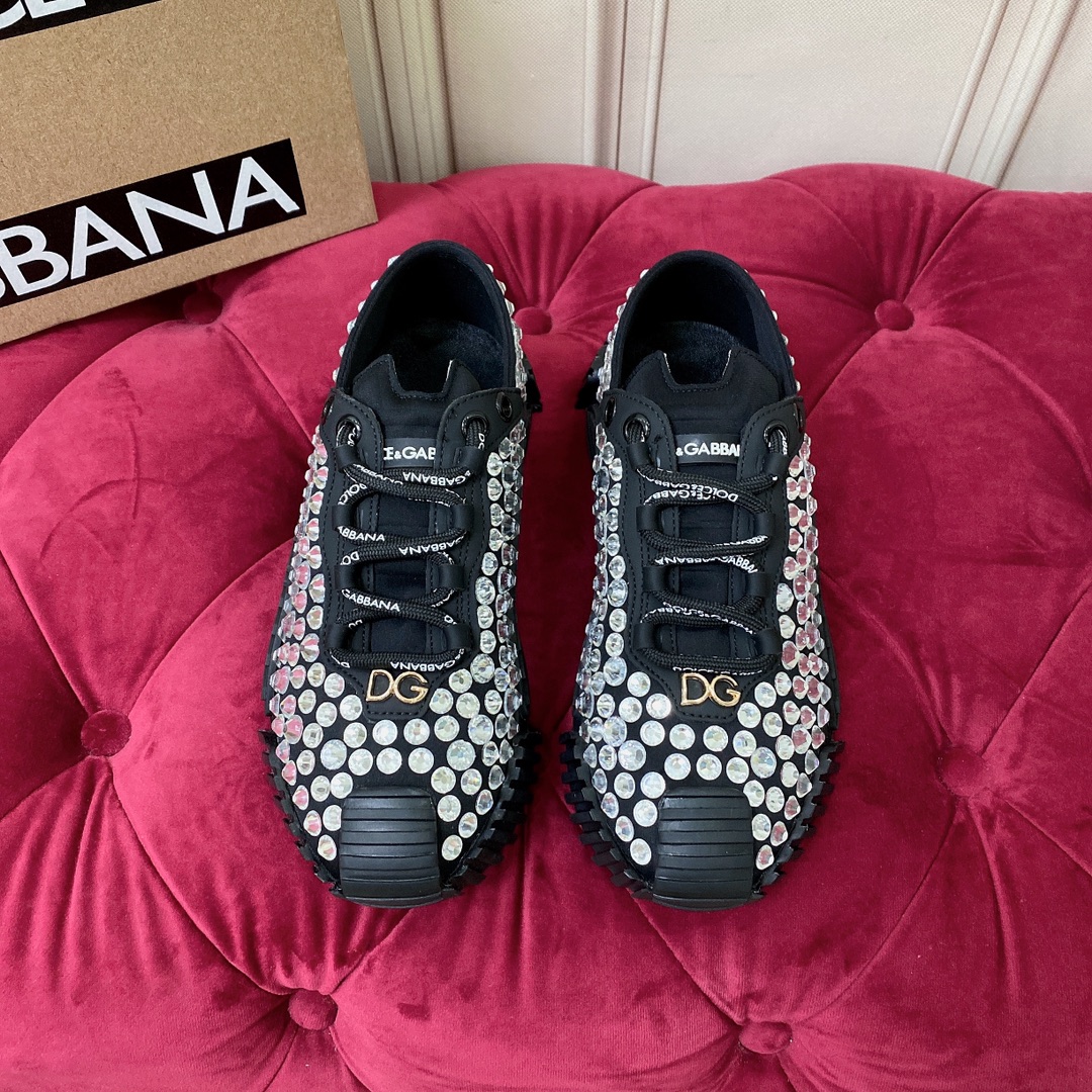 Dolce & Gabbana Mixed-Material NS1 Sneakers - DopestKickz