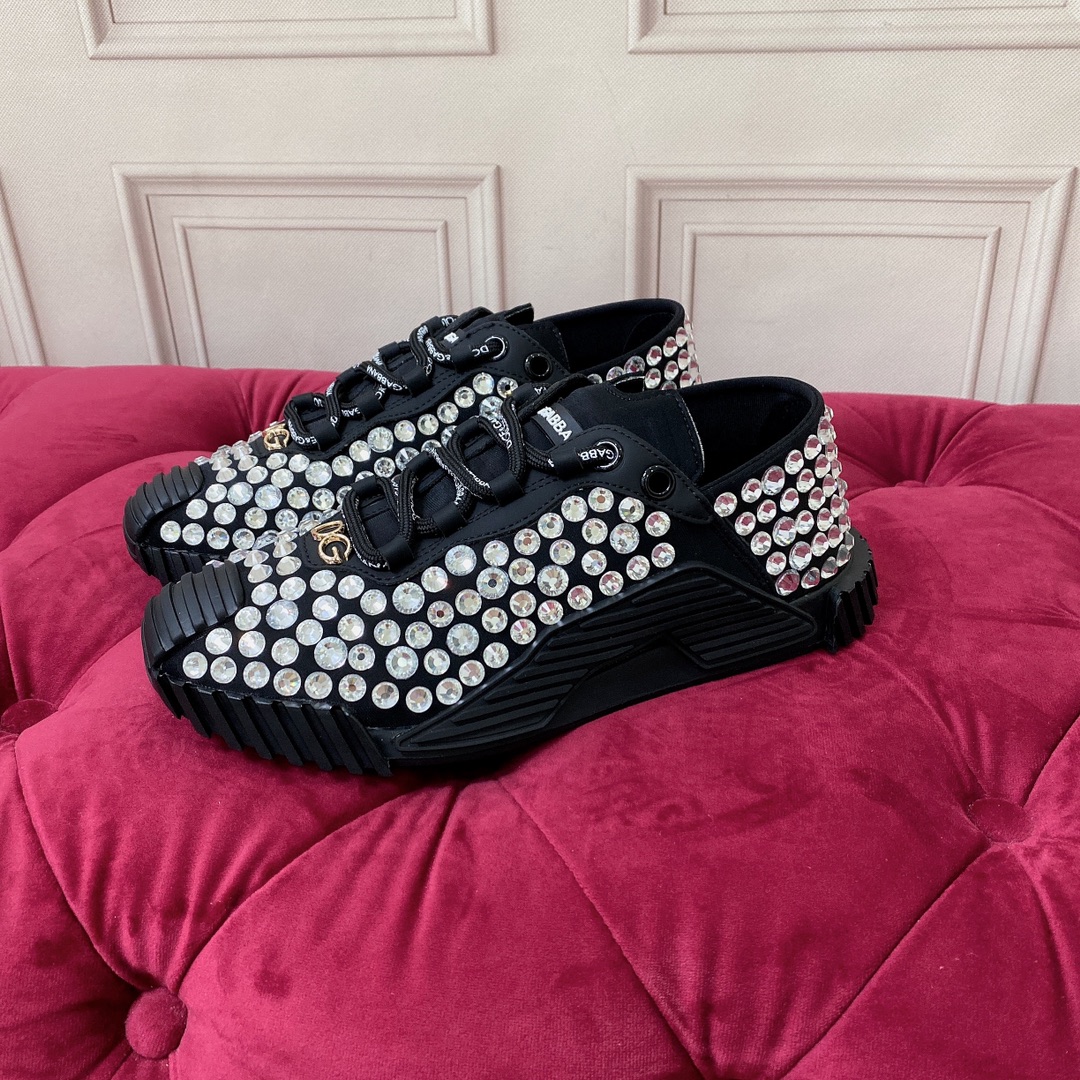 Dolce & Gabbana Mixed-Material NS1 Sneakers - DopestKickz