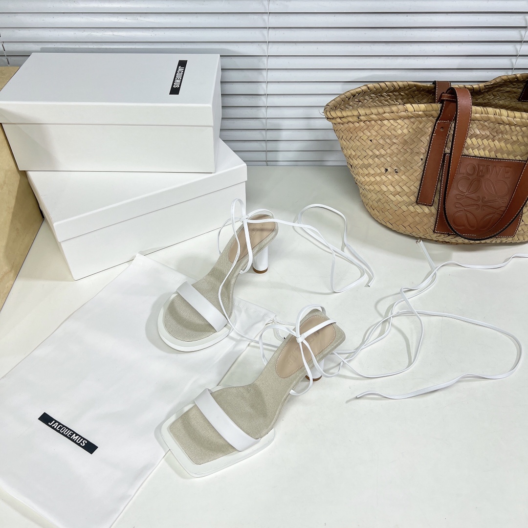 Jacquemus Whirt Sandal   85mm - DopestKickz