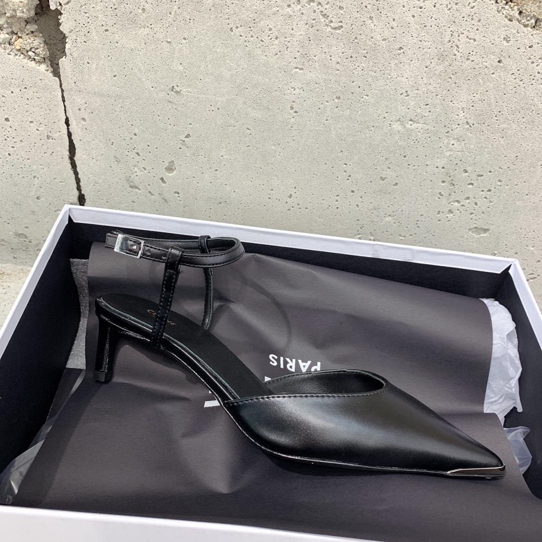 Celine Kitten With Metal Toe In Calfskin - DopestKickz