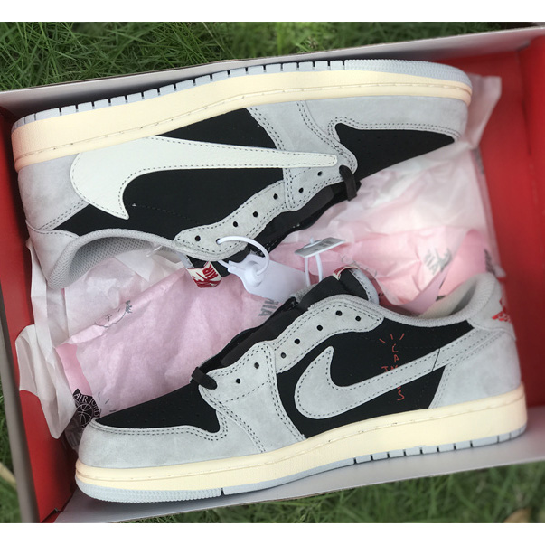Travis Scott x Fragment x Air Jordan 1 Low Sneaker   DM7866-010  - DopestKickz
