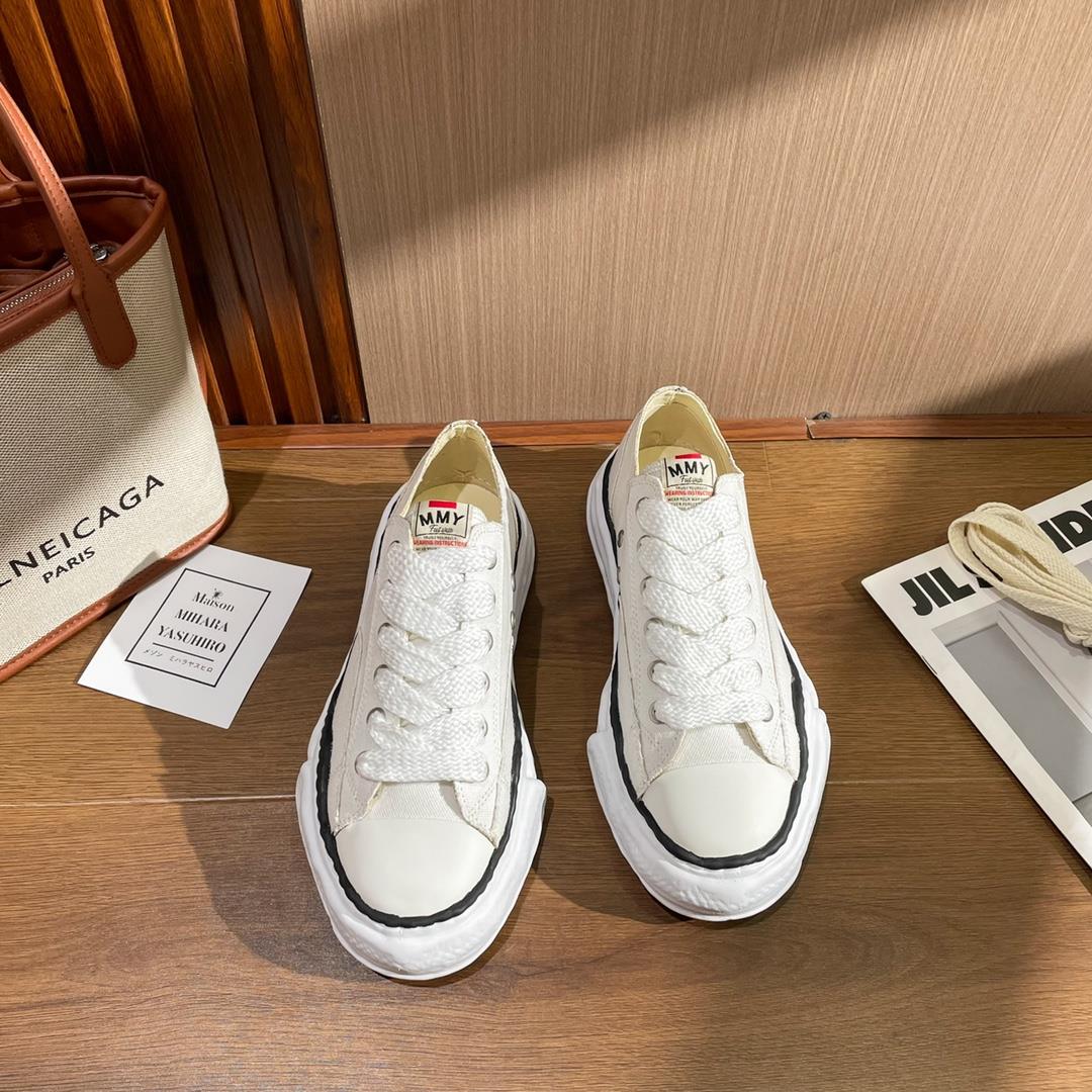 Maison Mihara Yasuhiro Wayne Original Sole Leather Low Sneaker - DopestKickz