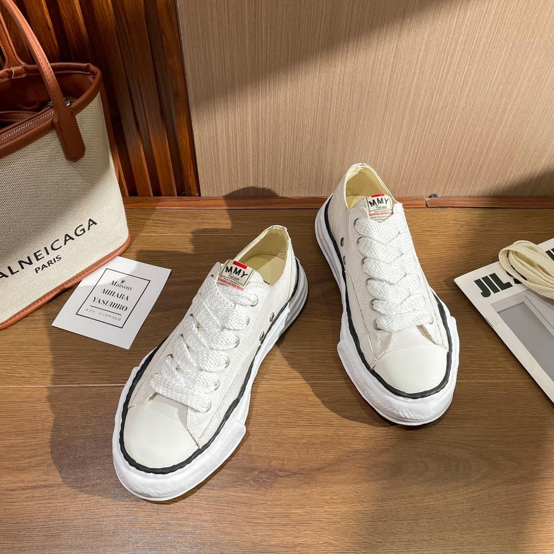 Maison Mihara Yasuhiro Wayne Original Sole Leather Low Sneaker - DopestKickz