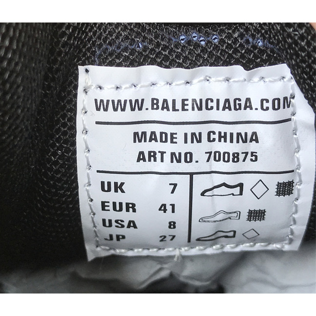 Balenciaga Phantom Trainer Low-Top Sneaker Black/White  - DopestKickz