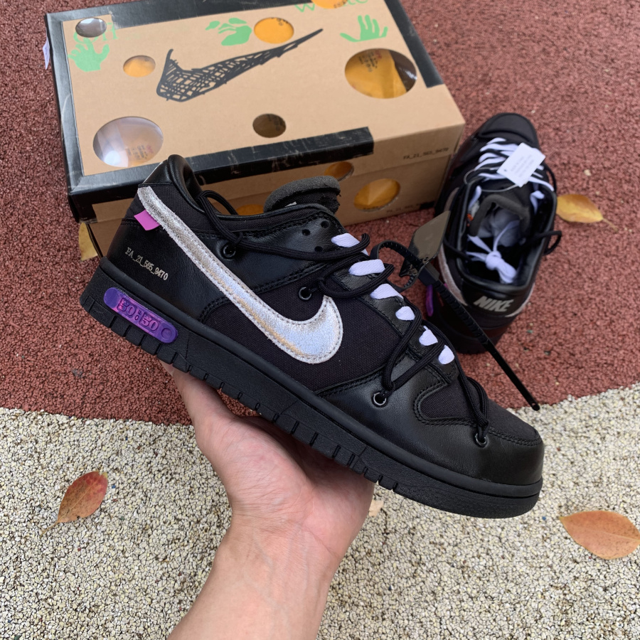 Nike Dunk Low Off-White Lot 50  Sneaker     DM1602-001 - DopestKickz