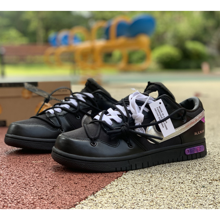 Nike Dunk Low Off-White Lot 50  Sneaker     DM1602-001 - DopestKickz