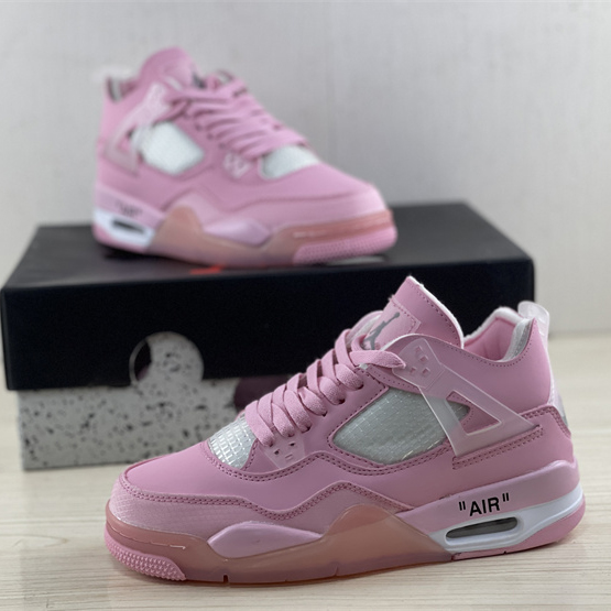 Off White x Air Jordan 4 Sneakers  - DopestKickz